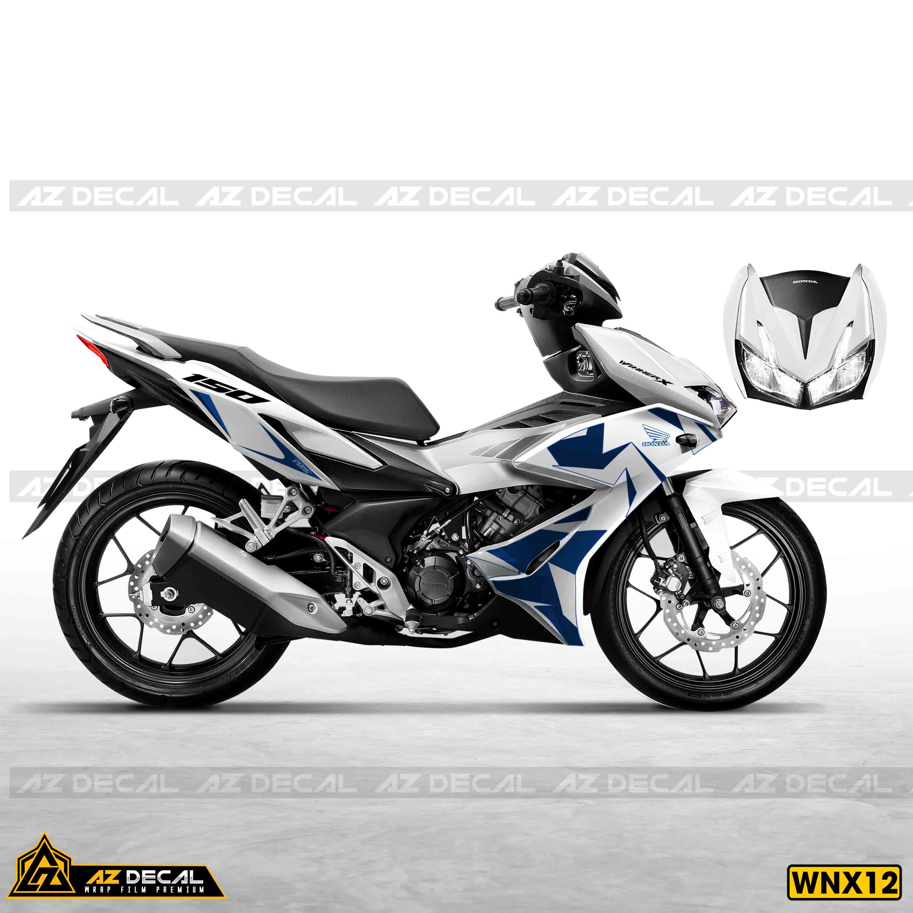 Tem Xe Winner X - WNX12 - Polygon 3D | Azdecal.vn