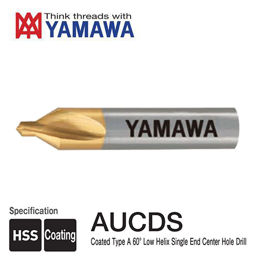 Mũi khoan tâm 1 đầu Yamawa AUCDS 1.5 X 60ﾟX 5