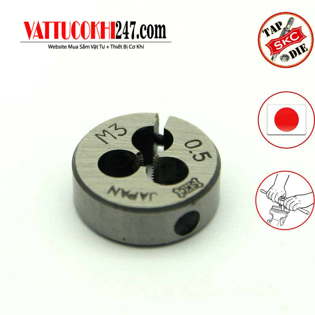 Bàn ren M6 x 1.0, OD20mm chính hãng, giá tốt nhất