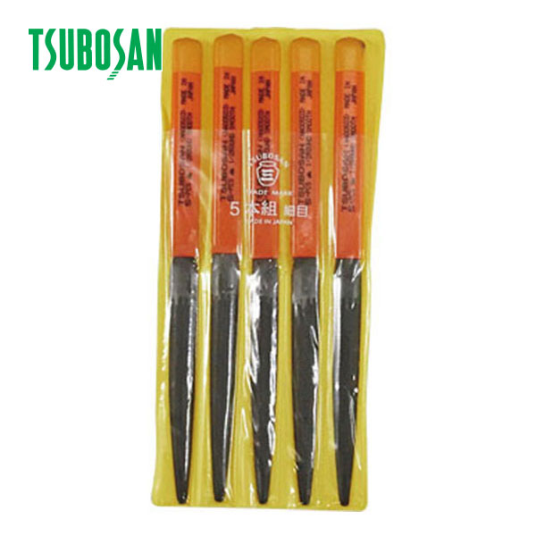 Bộ 5 dũa dẹt mịn Tsubosan HI01003