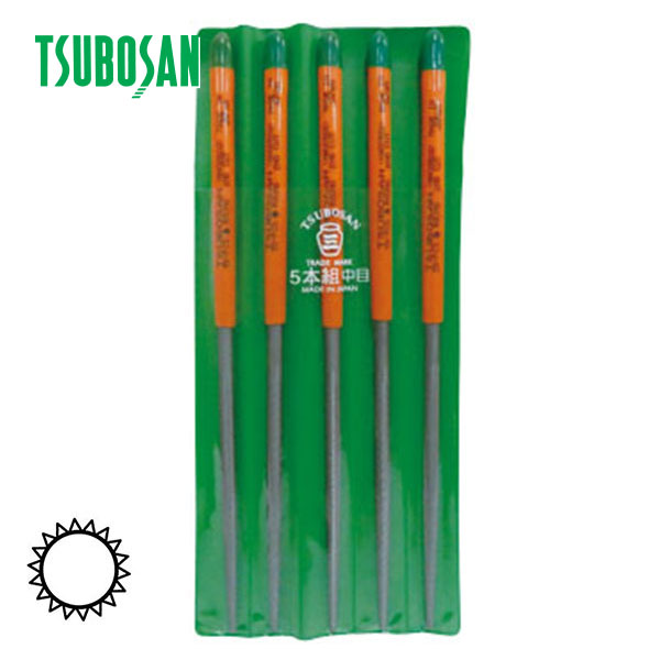 Bộ 8 dũa tròn Tsubosan MA00802