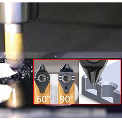 Bộ dao phay bavia cạnh, mép lỗ 90 độ Nine9 00-99619-X060-DB90-02K-32