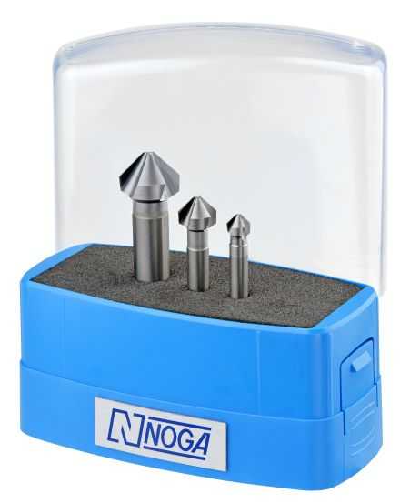 Bộ Dao Vát Mép Lỗ 3 Cây Carbide Noga CM2500