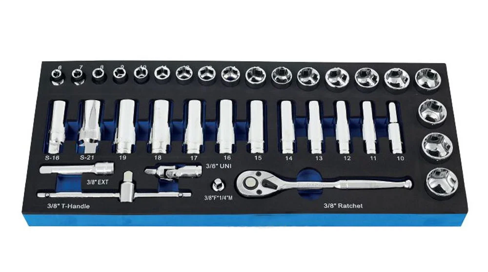 Bộ đầu 3/8" Blue Point-Snap On BPS11A 36 chi tiết