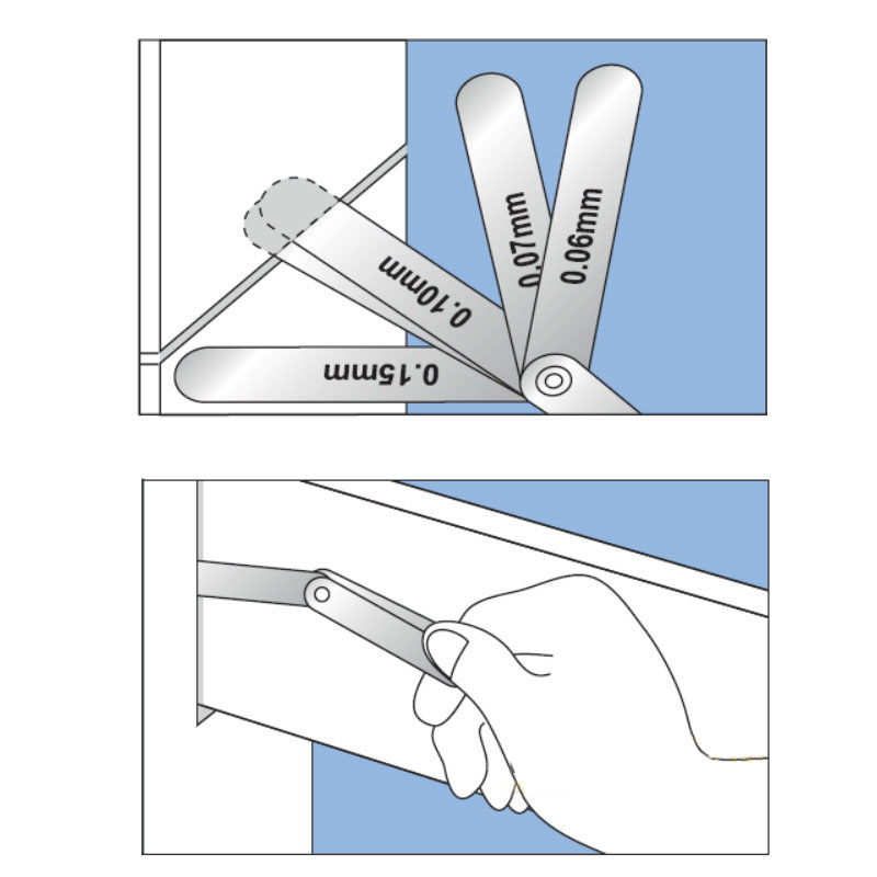 Bộ thước căn lá Niigata 172MA 0.03-0.2mm 9 lá