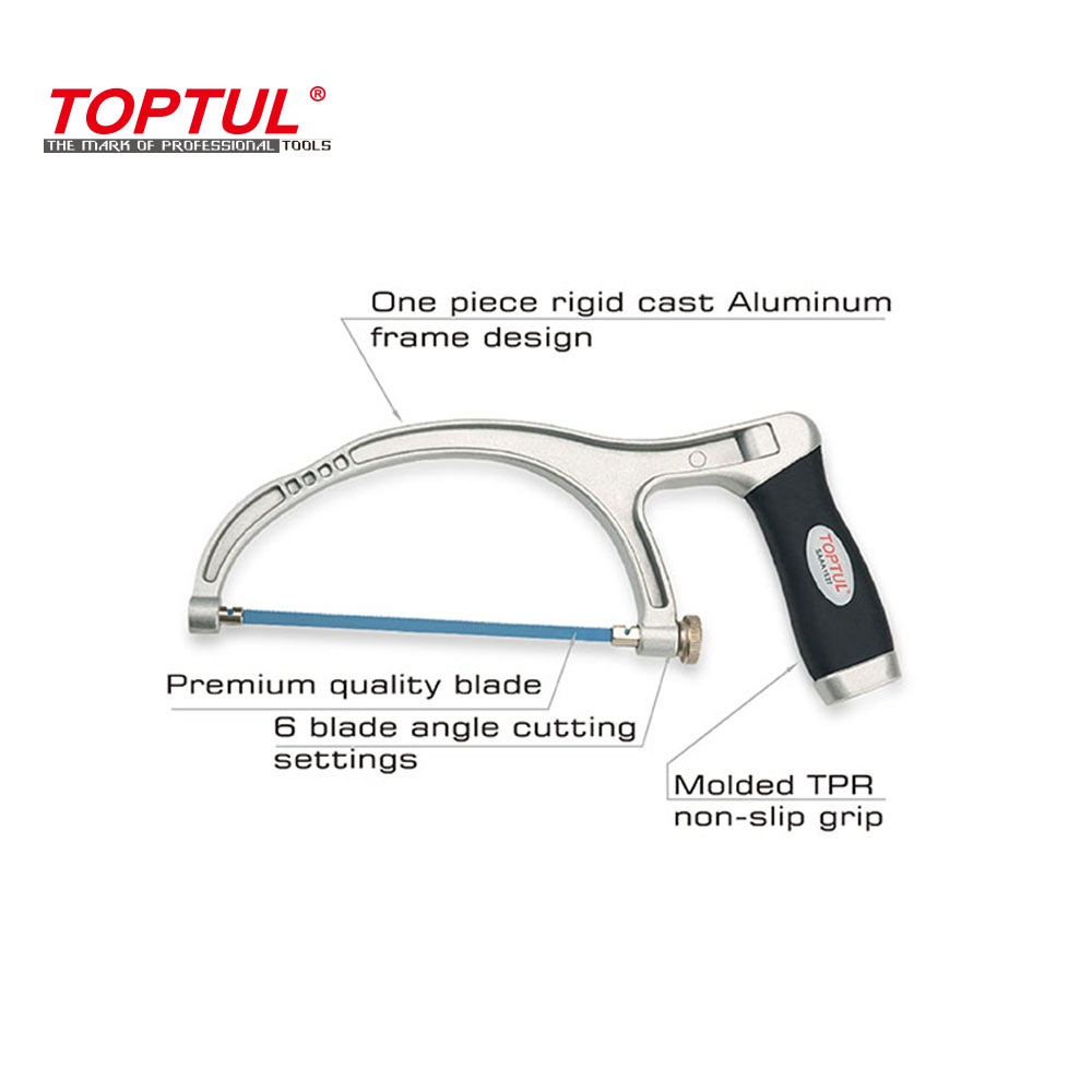 Cưa sắt mini Toptul 150mm SAAA1527