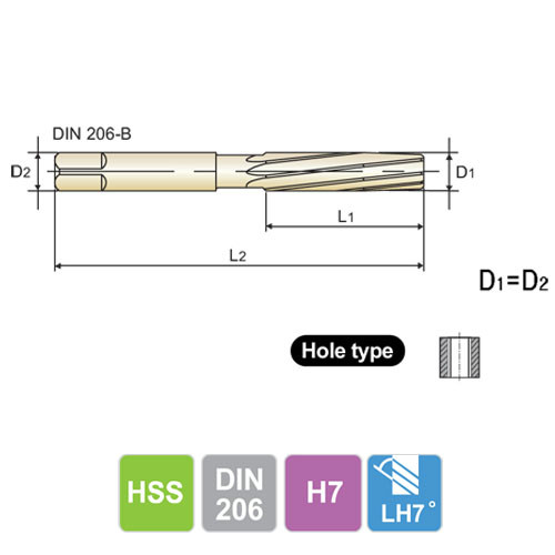 Dao doa tay xoắn YG1 K115300