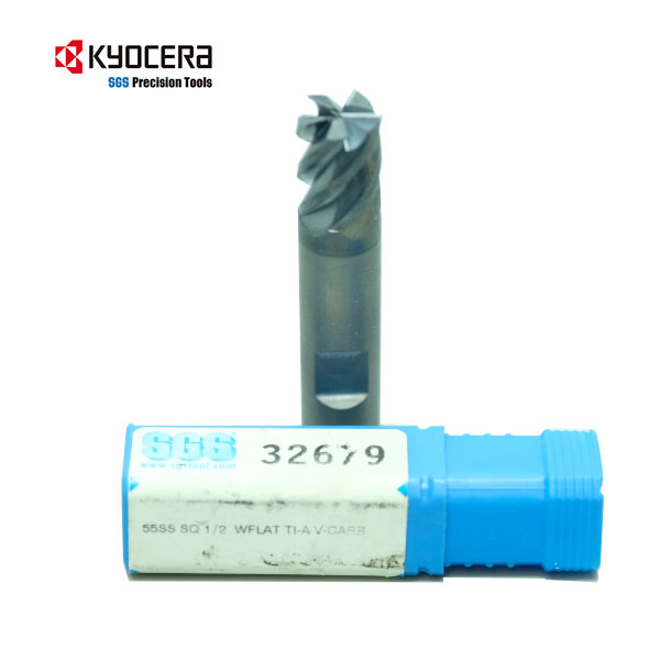 Dao Phay Ngón 5 me Phi 1/2 Inch KYOCERA SGS V-CARB KSP32679