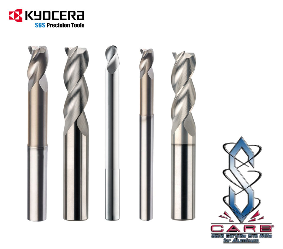 Dao phay nhôm hiệu suất cao KYOCERA SGS S-CARB | SERIES 43