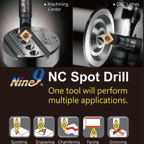 Mảnh Khoan Spot 90 Độ 12mm, 16mm, 20mm N9MT11T3CT NC40