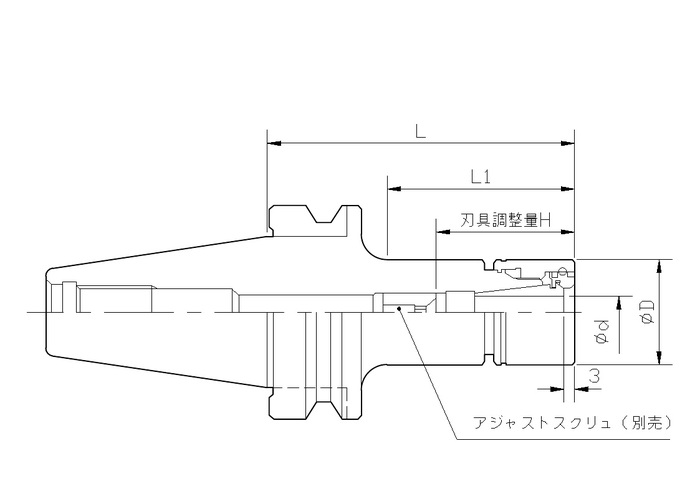 Đầu kẹp Mega New Baby Chuck Big Daishowa