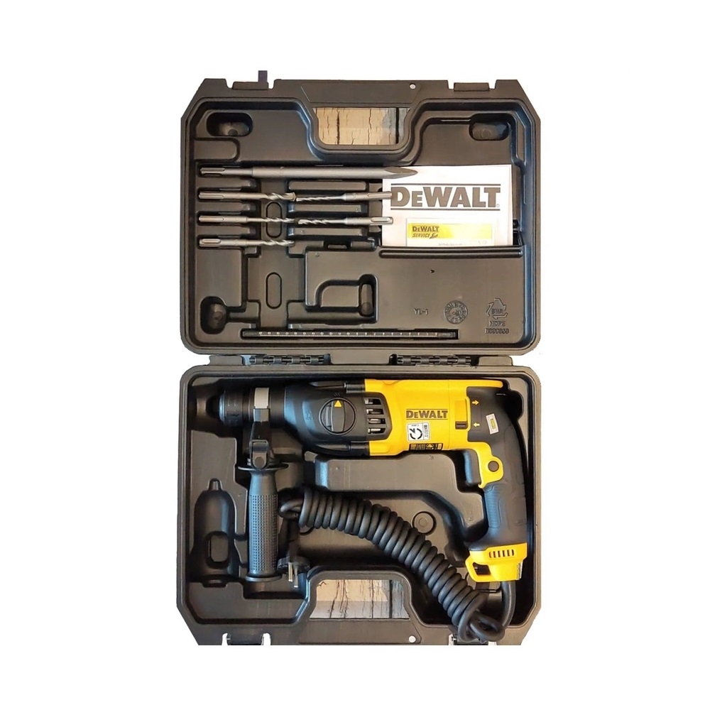 Bộ Máy Khoan Búa Dewalt D25133KA-B1 26mm 800W 3 Chức Năng