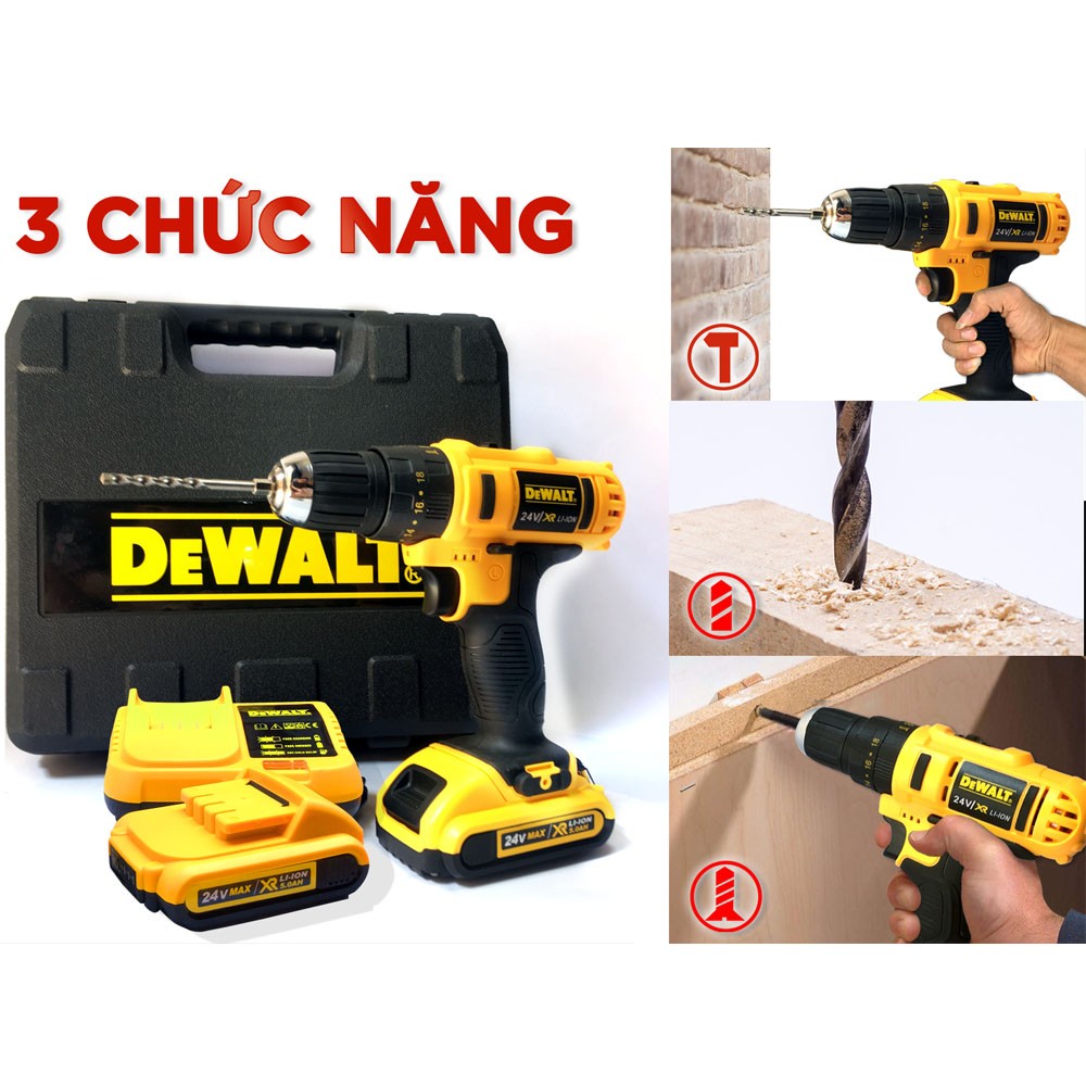 Máy Khoan Vặn Vít Dùng Pin Dewalt DCD776C2-B1 Giá Rẻ