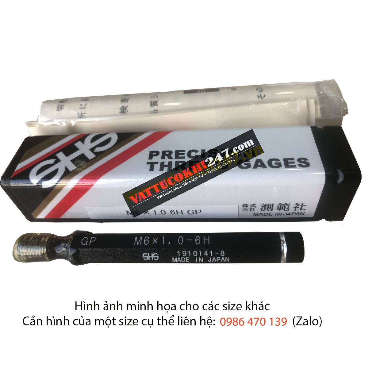 Dưỡng kiểm ren một đầu GO Sokuhansha 6H GP chuẩn ISO