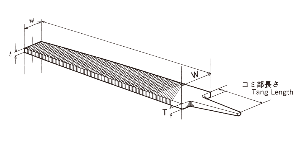 Giũa (Dũa) mo 200mm Tsubosan HA20040 cho gỗ và vật liệu mềm