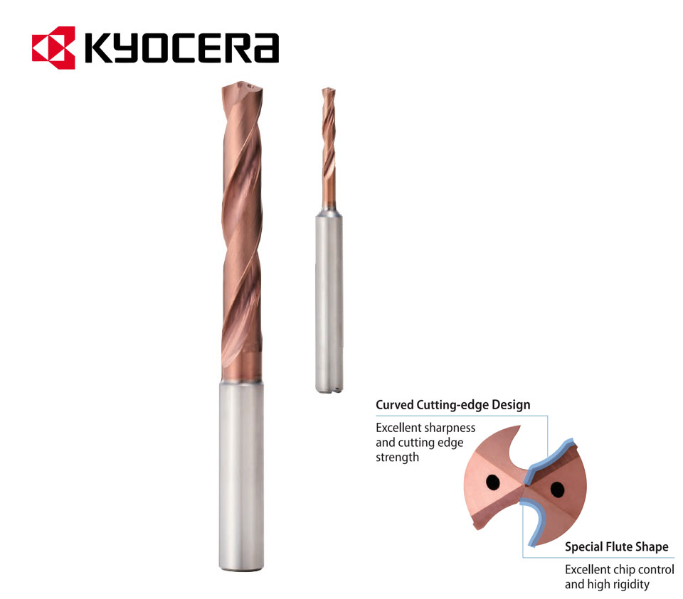Mũi khoan hợp kim tưới nguội xuyên tâm Kyocera KDA 5D DC 3 - DC 6.2
