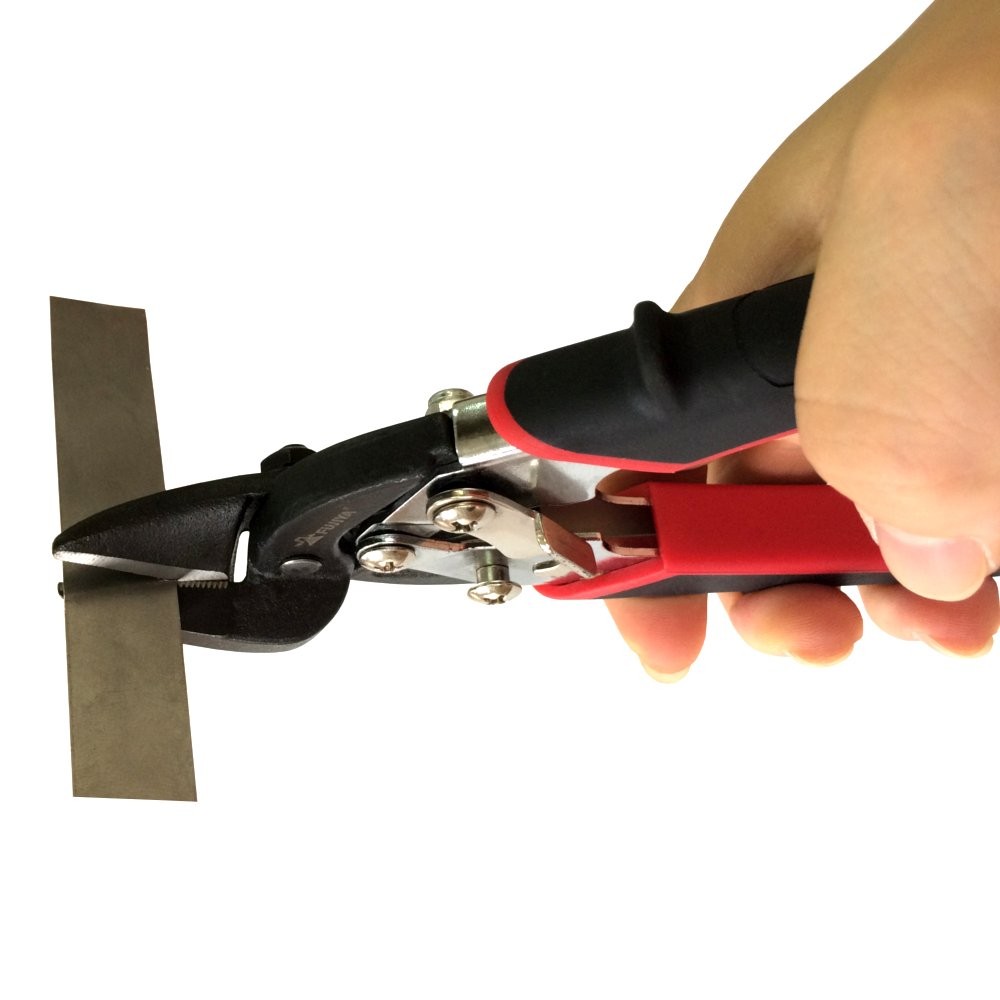 Kéo cắt tôn cầm tay Nhật Bản mũi cong phải Fujiya 180mm BKB-180ML