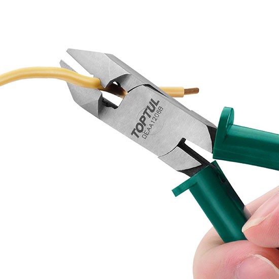 Kìm cắt lưỡi nghiêng và tuốt dây điện Toptul DEAA1206B