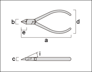 Kìm cắt dây điện mini nhật Fujiya 132mm FMN-125S
