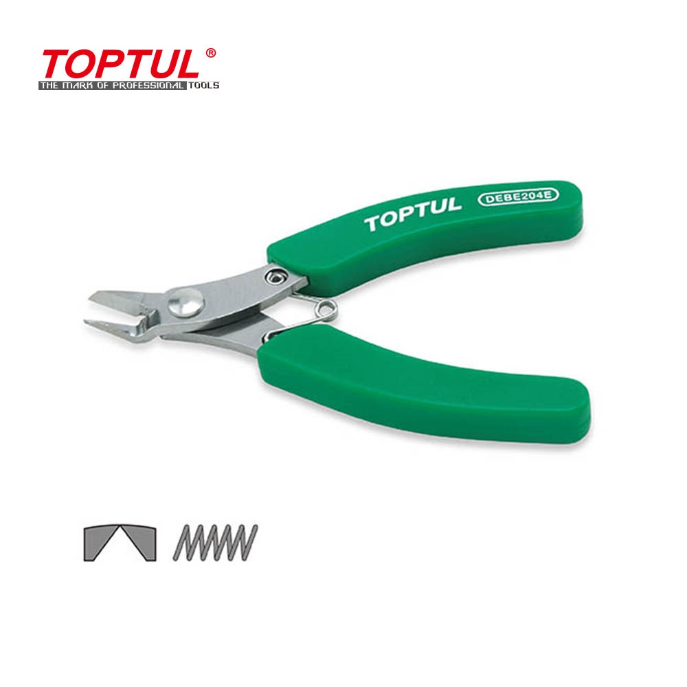 Kìm cắt mini Toptul DEBE204E 130mm