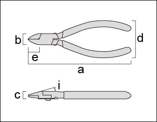 Kìm cắt nhựa Fujiya 90CS-125 5”/125mm