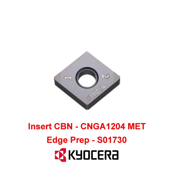 Mảnh Dao Tiện CBN Kyocera CNGA1204-S01730MET