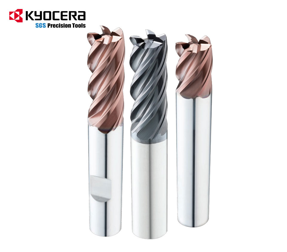 Dao phay ngón High Performance Rougher Kyocera SGS Z-Carb HPR (Series Z5, Z5CR, Z5MCR)