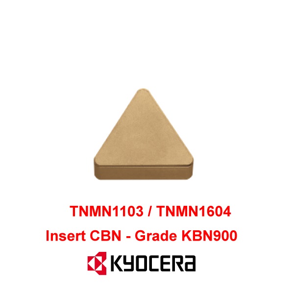 Mảnh Dao Tiện CBN Kyocera TNMN1103-TNMN1604 (KBN900)