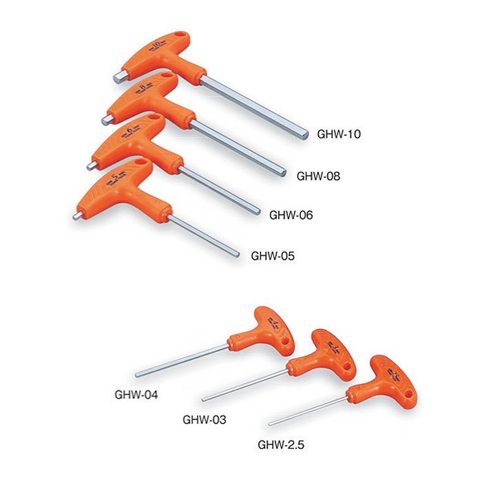 Lục Giác Chữ T Đầu Bằng Tone GHW-10, GHW-08, GHW-06, GHW-05, GHW-04, GHW-03, GHW-2.5