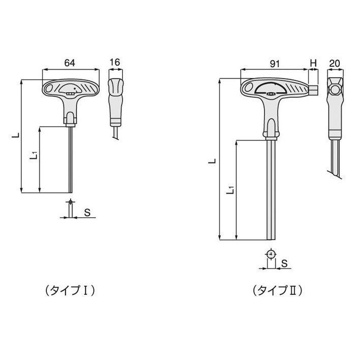 Lục Giác Chữ T Đầu Bằng Tone GHW-10, GHW-08, GHW-06, GHW-05, GHW-04, GHW-03, GHW-2.5
