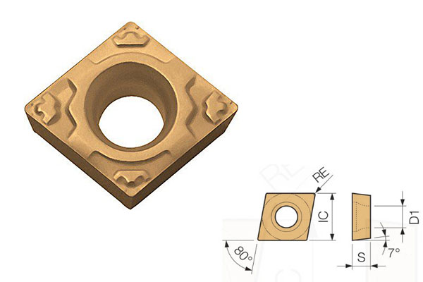 Mảnh dao tiện KYOCERA CPMT0903, CPMH0903