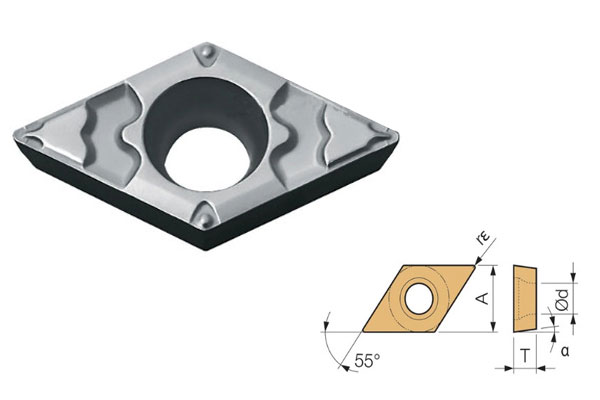 Mảnh dao tiện KYOCERA DCMT11T3, DCGT11T3, DCET11T3