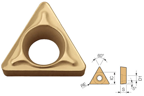 Mảnh dao tiện KYOCERA TBMT0601, TBGT0601, TBET0601
