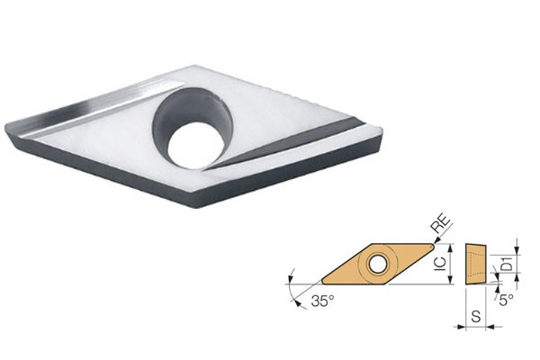 Mảnh dao tiện KYOCERA VBMT1103, VBGT1103, VBET1103