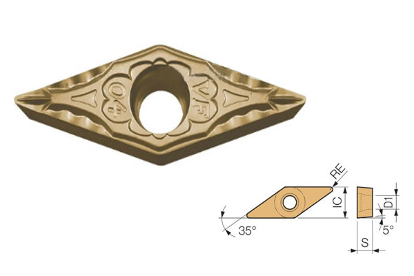 Mảnh dao tiện KYOCERA VBMT1103, VBGT1103, VBET1103