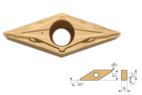 Mảnh dao tiện KYOCERA VCMT0802, VCGT0802, VBET1103