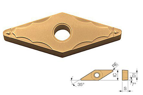 Mảnh dao tiện KYOCERA VNMG1604, VNGG1604