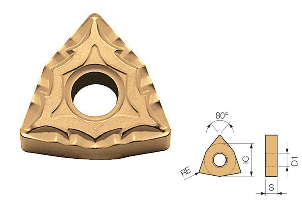 Mảnh dao tiện KYOCERA WNMG0804, WNGG0804