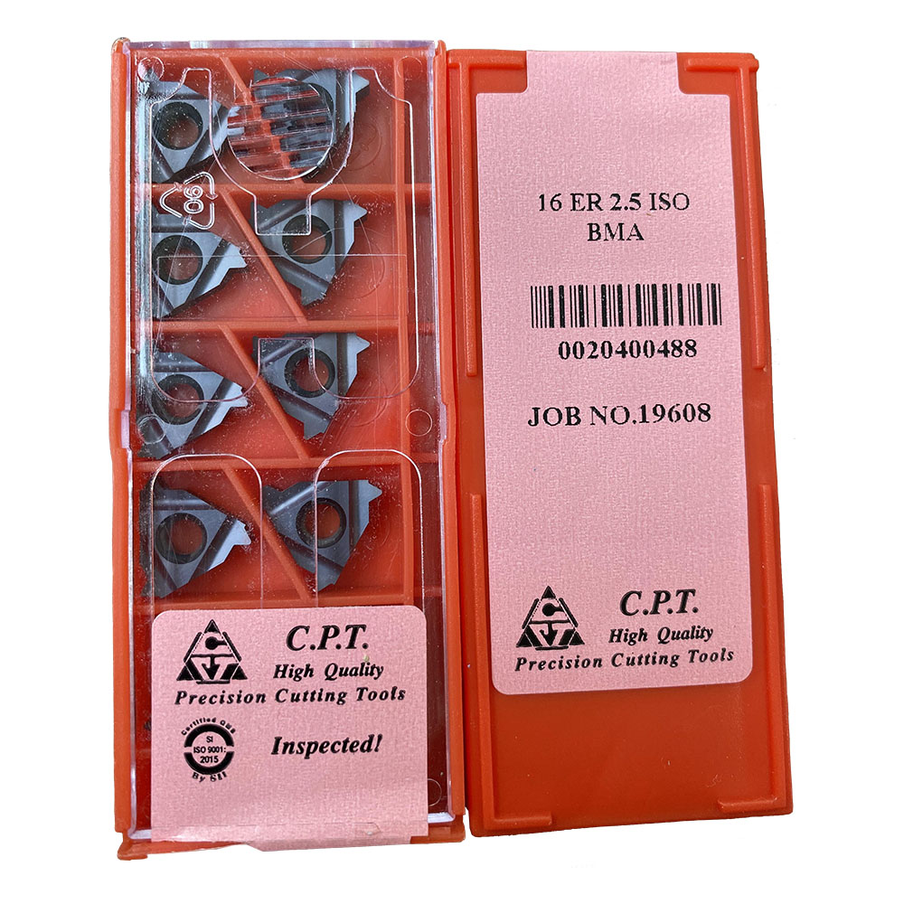 Mảnh dao tiện ren ngoài 16 ER 2.5 ISO BMA C.P.T Carmex