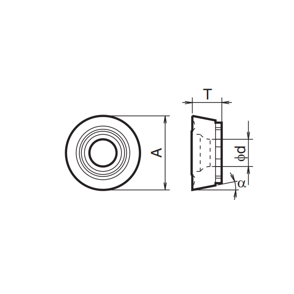 Mảnh Phay KYOCERA RPMT10T3M0 (PR730)