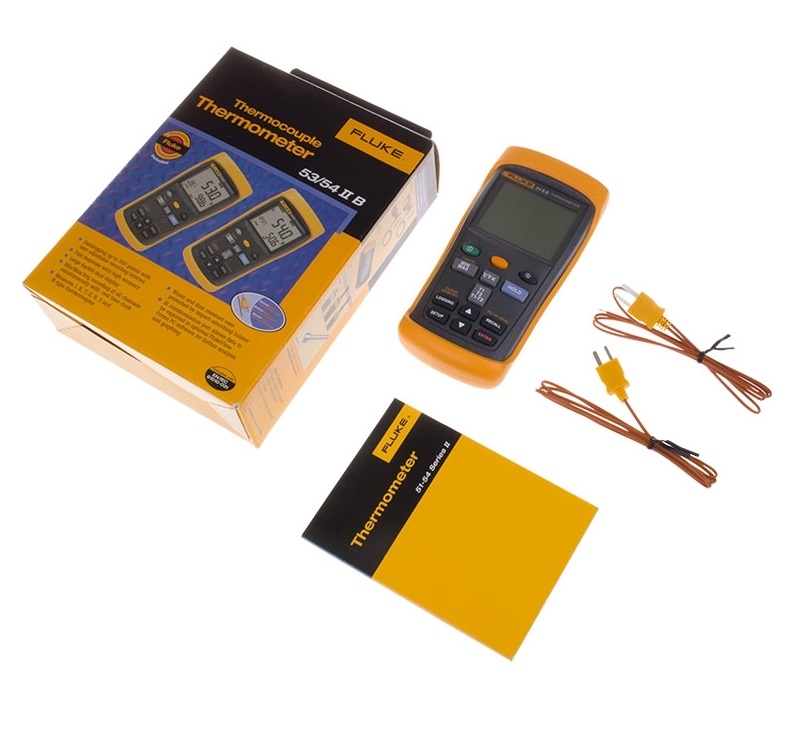 Máy đo nhiệt độ tiếp xúc Fluke 54 II (Đầu dò J, K, T và E)