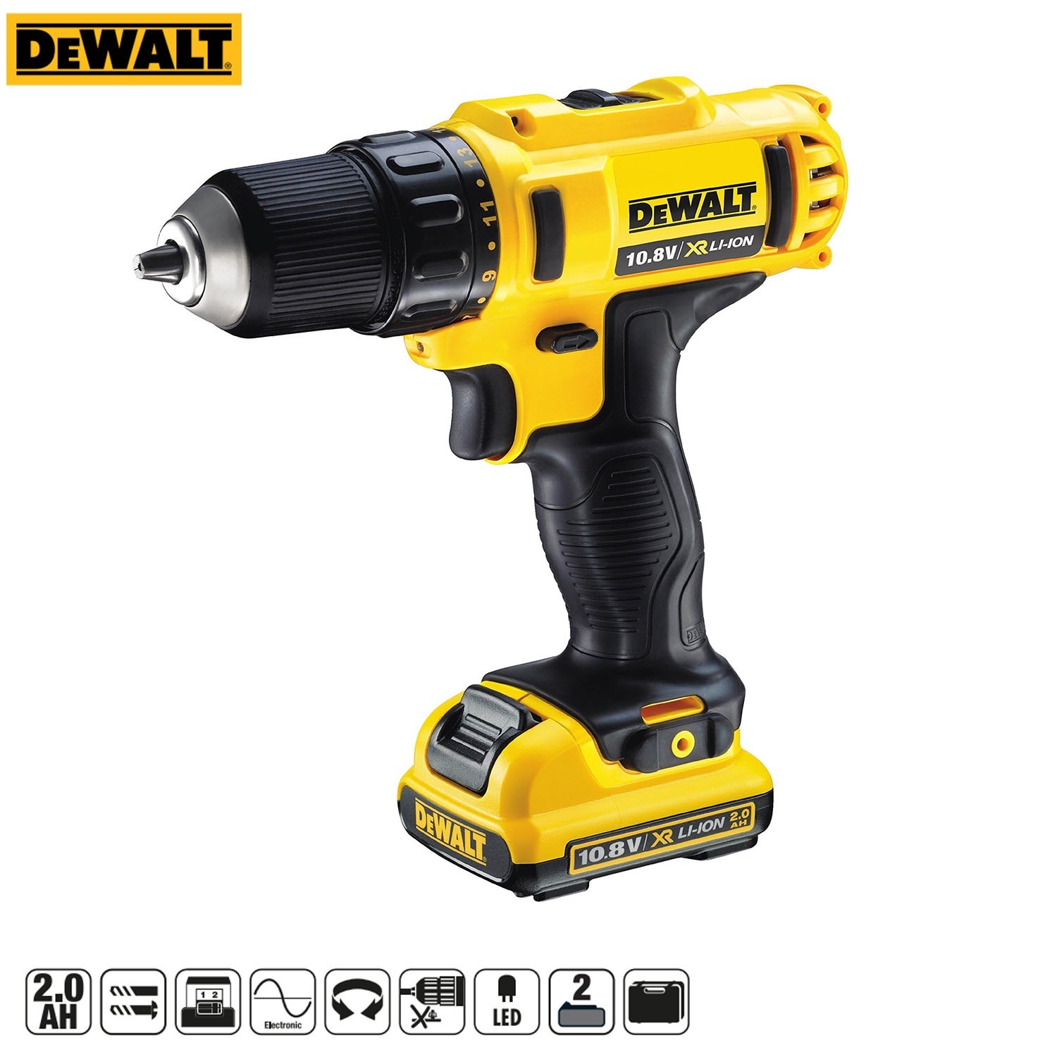 Máy Khoan Vặn Vít Dùng Pin Dewalt DCD710D2-B1