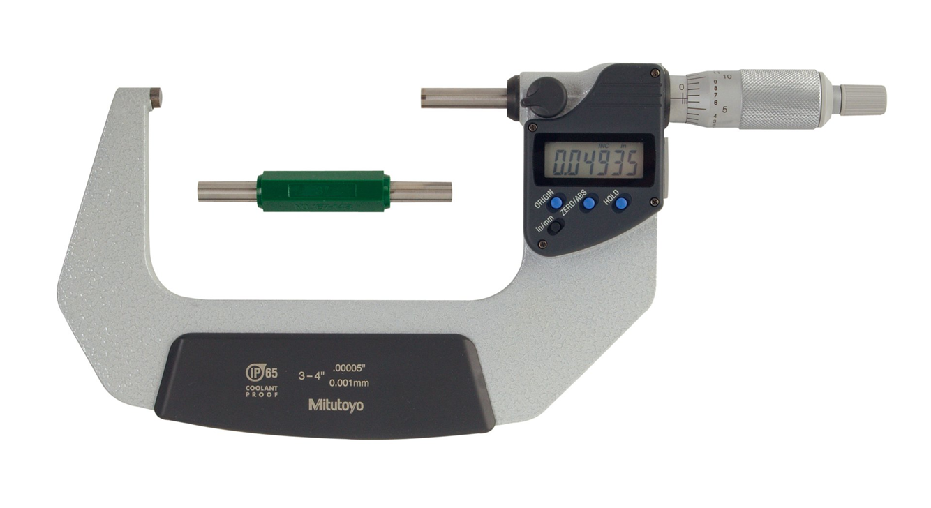 Mitutoyo 293-343-30 Panme điện tử đo ngoài (75 – 100mm / 3-4'')