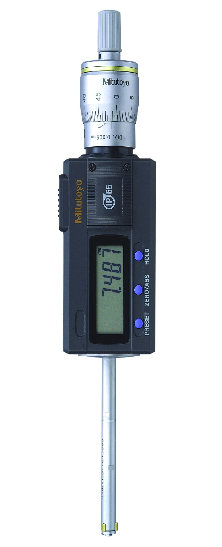 Mitutoyo 468-164 Panme đo lỗ 3 chấu điện tử  (12-16mm)