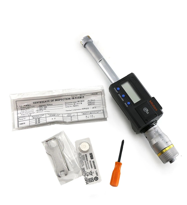 Panme Đo Lỗ 3 Chấu Điện Tử Mitutoyo 468-165