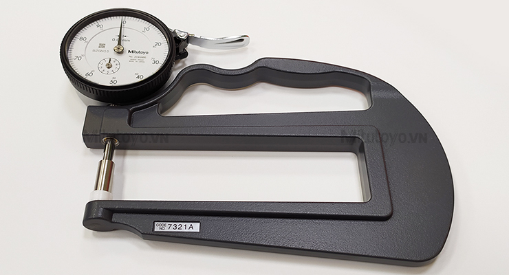 Mitutoyo 7321A - Đồng hồ đo độ dày cơ khí (0-20mm)