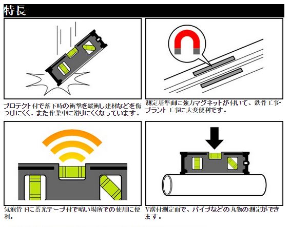 Thước thủy bỏ túi Niigata ML-100KB 10cm