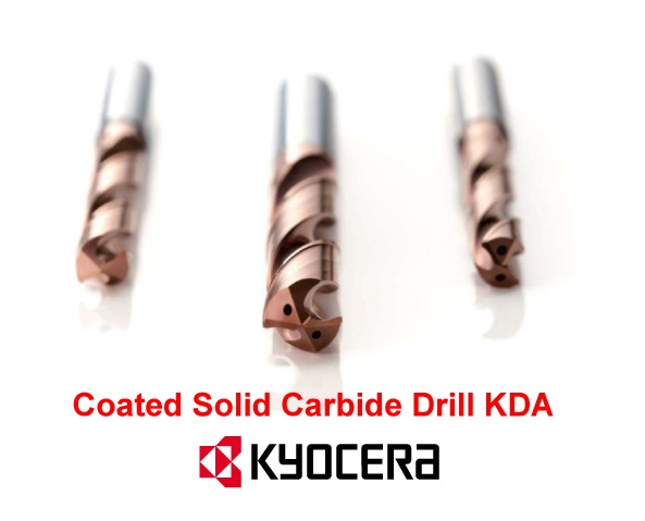 Mũi khoan hợp kim liền khối Kyocera KDA 3D DC 6.3 - DC 9.5