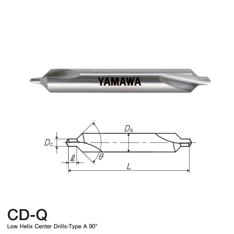 Mũi khoan tâm Yamawa CD-Q 90 độ