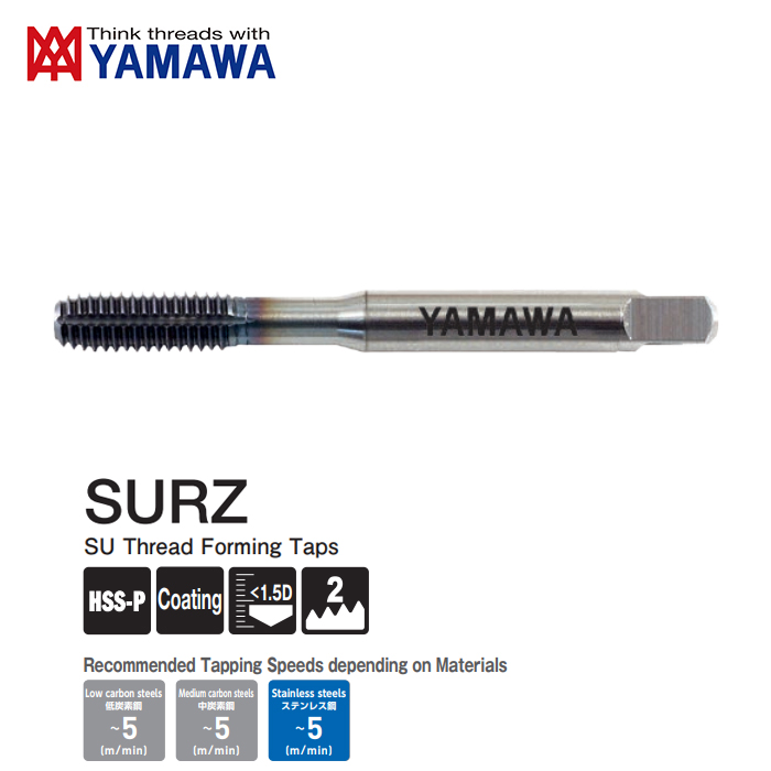 Mũi Taro Nén Dòng SURZ Yamawa Dành Cho INOX